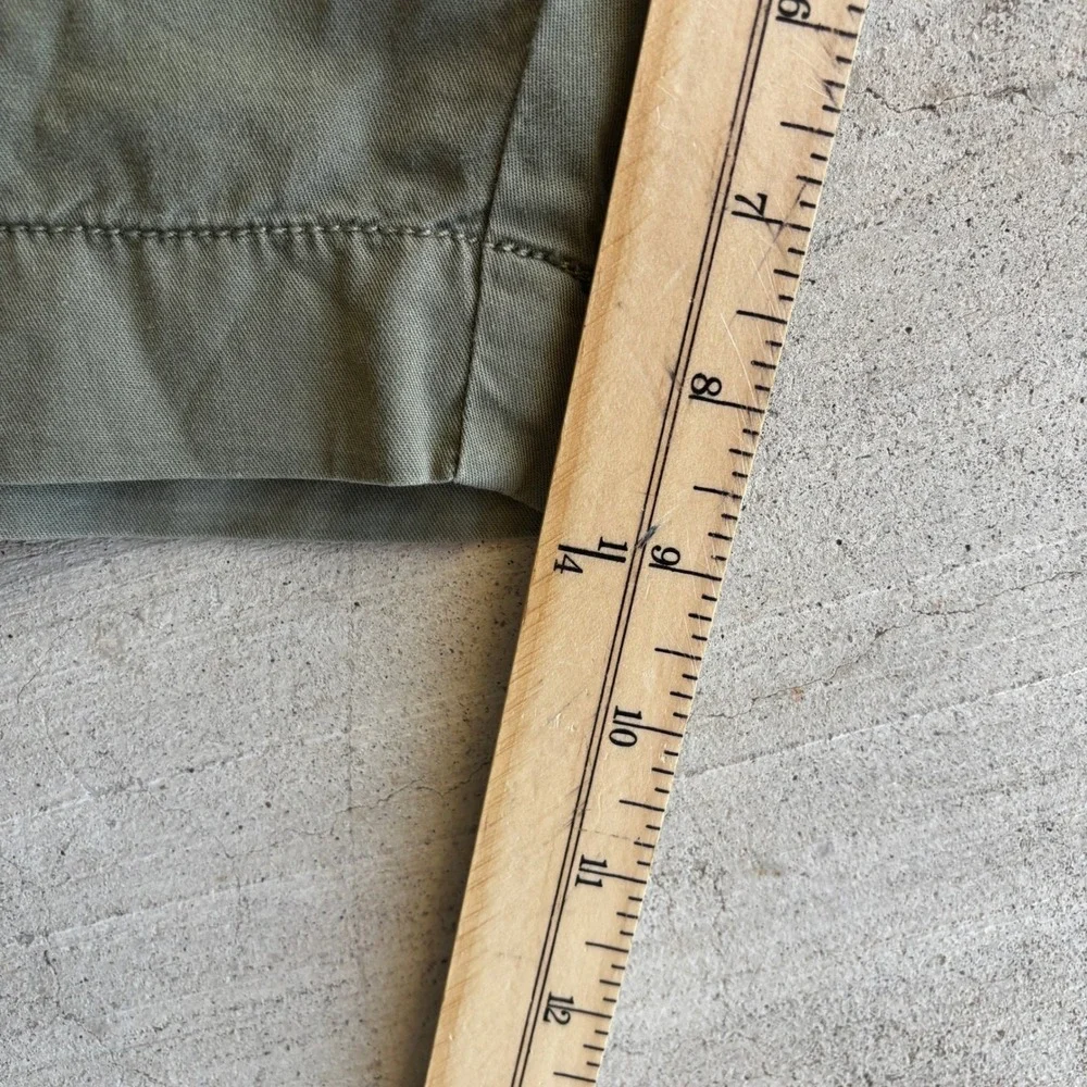 Faherty Shorts Mens 36 Green Stretch Chino Casual Summer Flat Front 9 inch